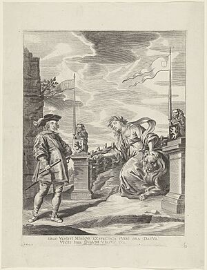 Antoon van den Heuvel - Ferdinand Receives the Keys of the City from the Virgin of Ghent