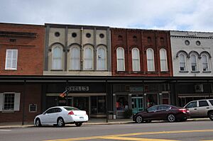BUILDINGS AT 110-122 EAST COMMERCE STREET, MONROE COUNTY, MS