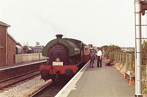 Bagnall 0-6-0ST 2994 'Vulcan' Williton 30.08.1981 (9972286513)