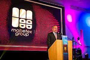 Behgjet Pacolli at the 25th anniversary of Mabetex Group