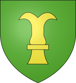 Blason ville fr Coustaussa (Aude)