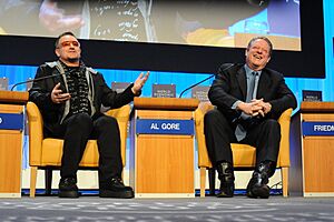 Bono and Al Gore 2008 2