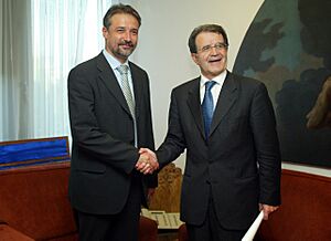 Branko Crvenkovski and Romano Prodi