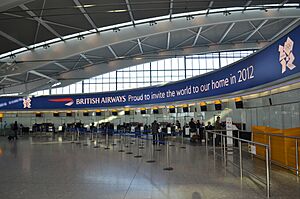 British Airways at Terminal 5 in 2011