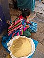 Calca Peru- Quinoa seller at mercado II