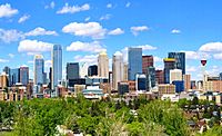 Calgary Skyline May 2018 (cropped)