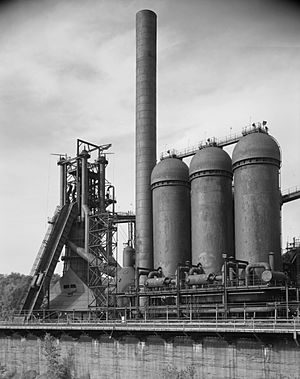 Carrie Furnace No. 7, U.S. Steel Homestead Works, Blast Furnace Plant, Along Monongahela River, Homestead (Allegheny County, Pennsylvania)