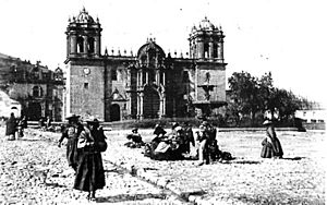 Cathedral of Cusco in 1900