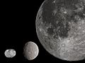 Ceres and Vesta, Moon size comparison