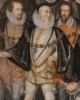 Charles Howard, 1st Earl of Nottingham Procession Portrait detail