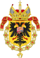 Coat of Arms of Charles V as Holy Roman Emperor, Charles I as King of Spain-Or shield variant