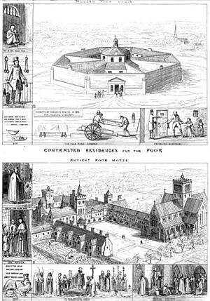 Contrasted Residences for the Poor