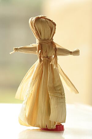 Corn husk doll