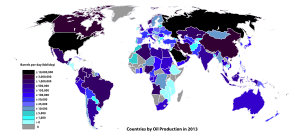 Countries by Oil Production in 2013