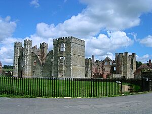 Cowdray House ruins