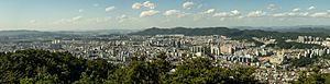 View of Daejeon from Bomunsan Mountain