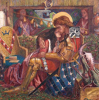 Dante Gabriel Rossetti - The Wedding of St George and Princess Sabra