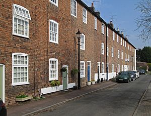 Darley Abbey - Brick Row (geograph 4431464)
