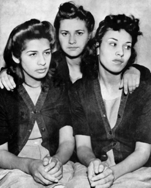 Dora Barrios, Frances Silva, and Lorena Encinas