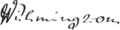 Earl of Wilmington Signature