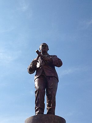 Estatua del Joe Arroyo