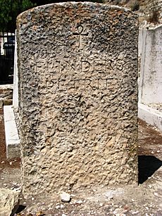 Flinders Petrie headstone - Protestant Cemetery - Jerusalem Israel c. 2009 - 2