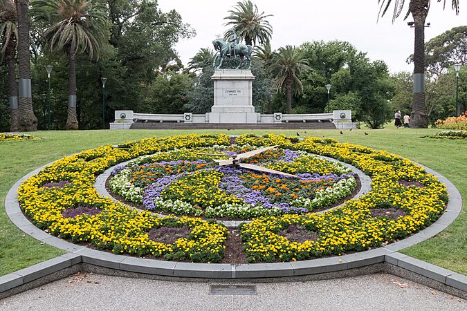 Floral Clock at Queen Victoria Gardens, Melbourne