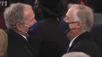 George W. Bush and Dan Quayle at Biden inauguration