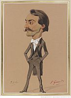 Giraud, caricature of Jean-Léon Gérôme