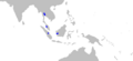 Himantura signifer rangemap