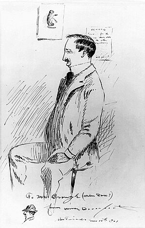 Homer Davenport self-portrait 1901