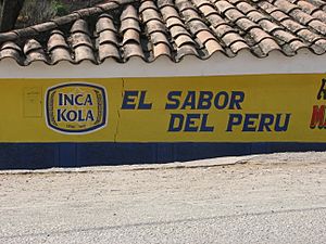 Inca Kola Slogan El Sabor del Peru