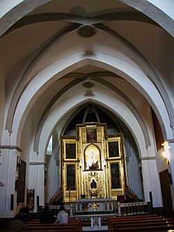 Interior de l'església del convent de santa Clara de Gandia.JPG
