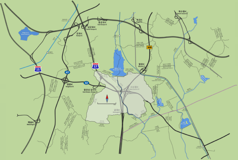 Ipbuk-dong - Map