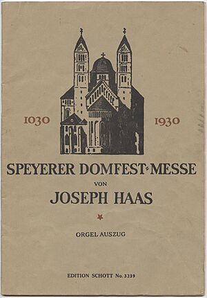 Joseph Haas, Speyerer Domfestmesse 2