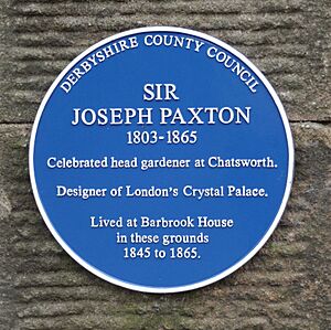 Joseph Paxton blue plaque