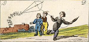 Kinderspiele 1828 Drachensteigen