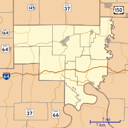 Switzer Crossroads, Indiana is located in Crawford County, Indiana