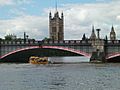 London Duck under Lambeth Bridge