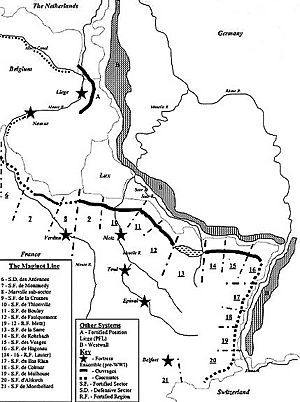 Maginot Linie Karte