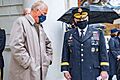 Mark A. Milley with Christopher C. Miller at Arlington National Cemetery