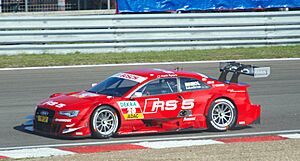 Miguel Molina driving an Audi A5 DTM (R17) at 2013 DTM Zandvoort