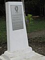 Monument of Nikolai Miklouho-Maclay, erected near Bongu Village, Madang Province, P.N.G.