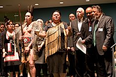 delegația NZ Forumul ONU pentru probleme indigene