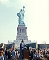 Nixon at Liberty Island