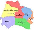 North Khorasan administrative divisions