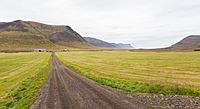 Paisaje cerca de Þingeyri, Vestfirðir, Islandia, 2014-08-15, DD 016