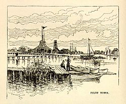 Pilot Town in the 1880s