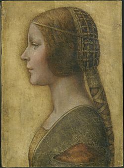 Profile of a Young Fiancee - da Vinci