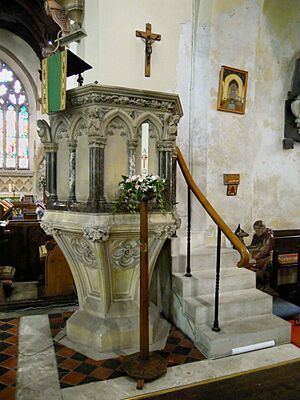 Pulpit St Margaret of Antioch Northam